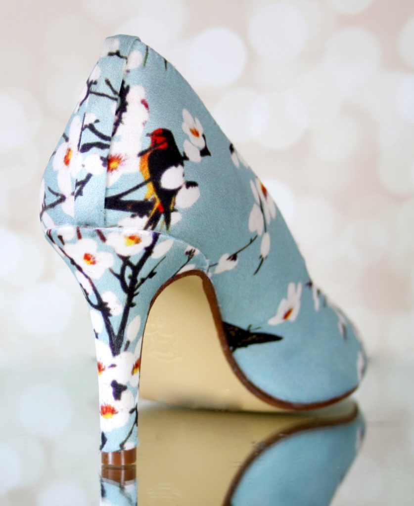 10 Wildly Unique Wedding Shoes Cherry Blossom Wedding Shoes